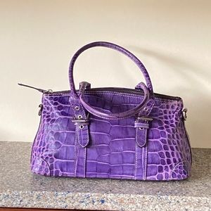 Dooney and Bourke Purple Nile Satchel